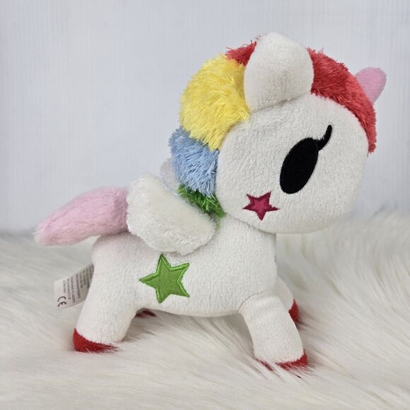 Tokidoki Neon Star Stellina Unicorno Unicorn Rainbow Small Plush 8" - Picture 4 of 9